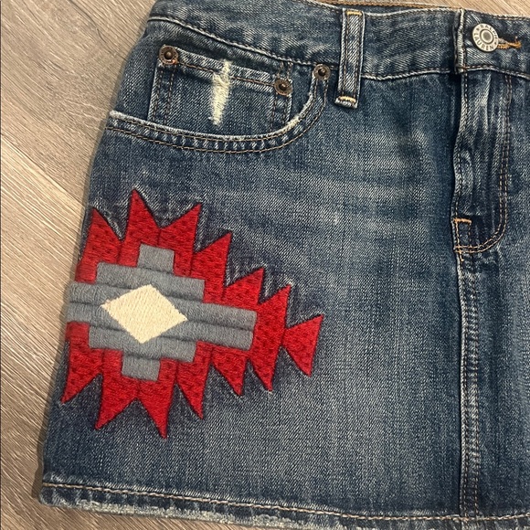 Ralph Lauren Beekman Denim Skirt - Picture 2 of 8